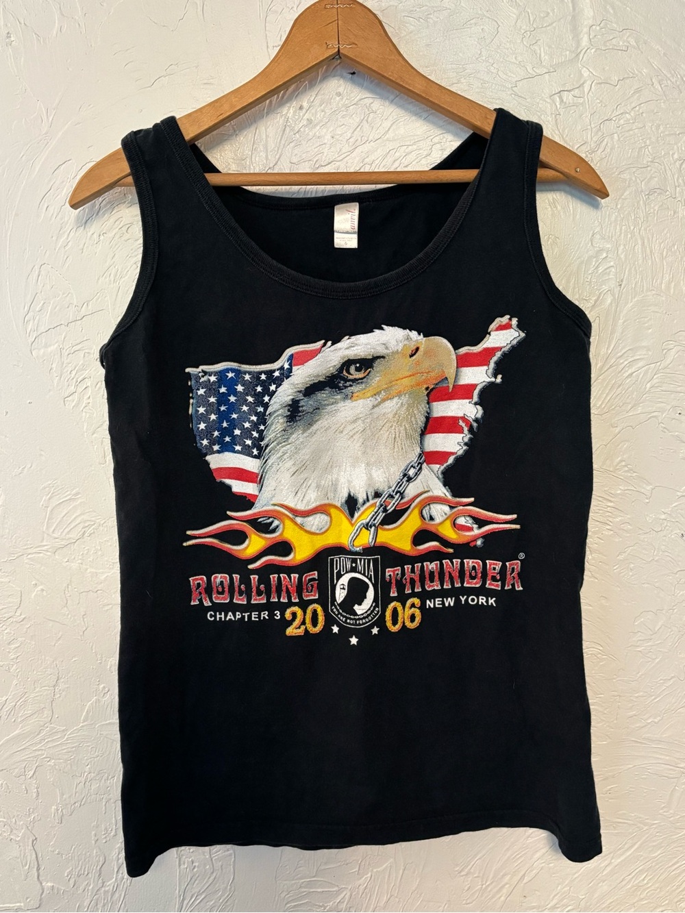 Rolling Thunder 2006 Black Crewneck Tank